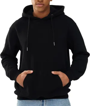 Unisex Adult Fleece Hoodies, Breathable, Pullover Hooded Sweatshirt