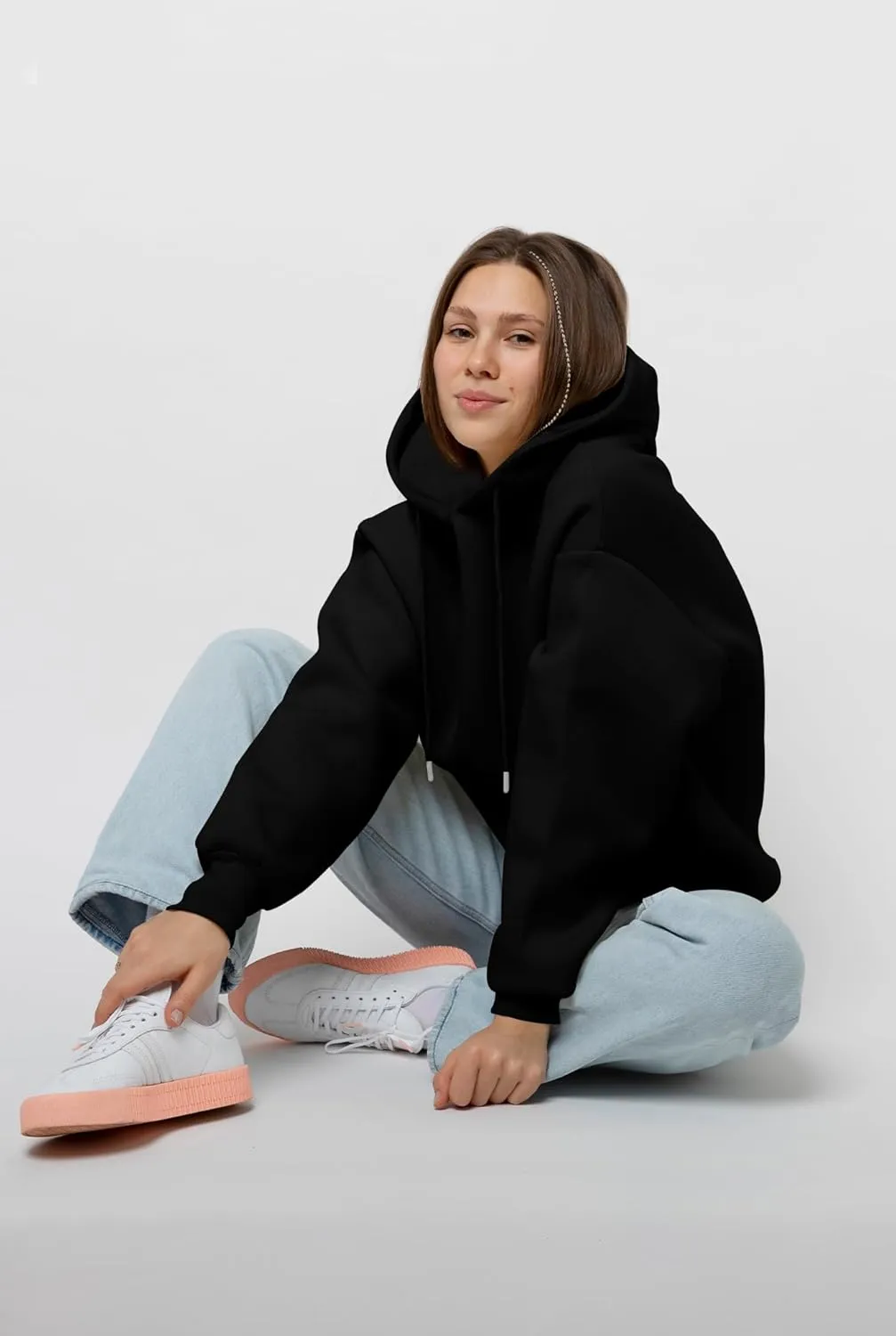 Unisex Adult Fleece Hoodies, Breathable, Pullover Hooded Sweatshirt