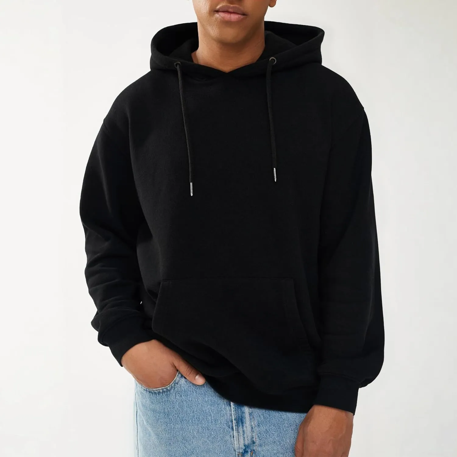 Unisex Adult Fleece Hoodies, Breathable, Pullover Hooded Sweatshirt