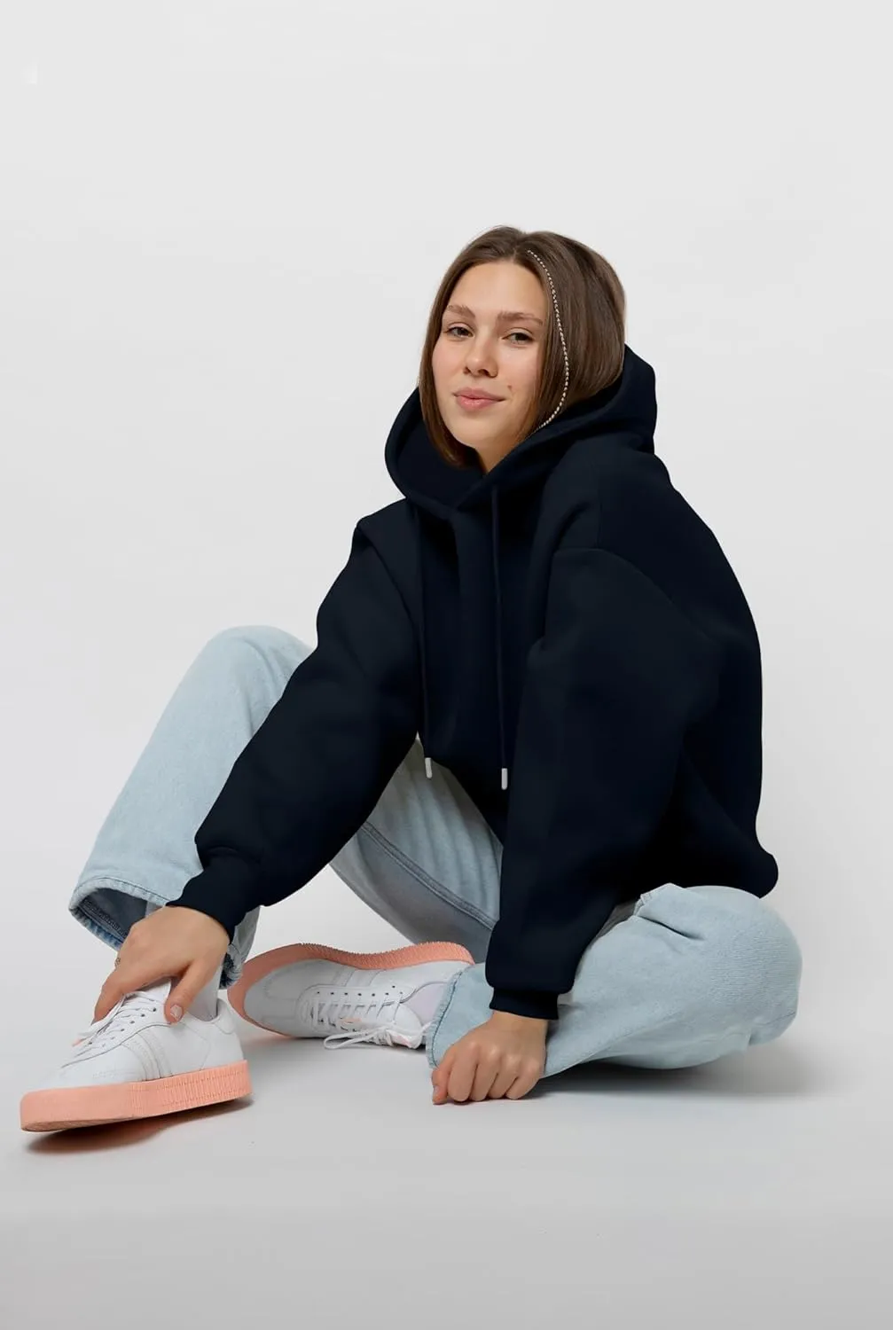 Unisex Adult Fleece Hoodies, Breathable, Pullover Hooded Sweatshirt