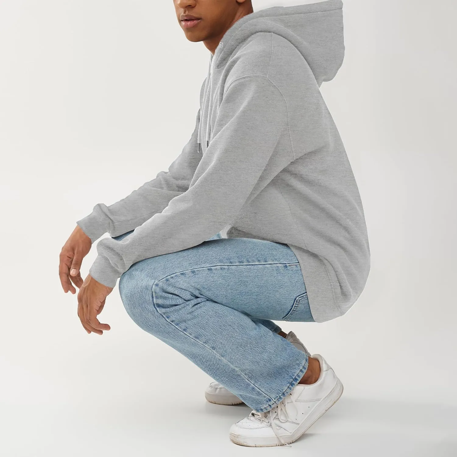 Unisex Adult Fleece Hoodies, Breathable, Pullover Hooded Sweatshirt