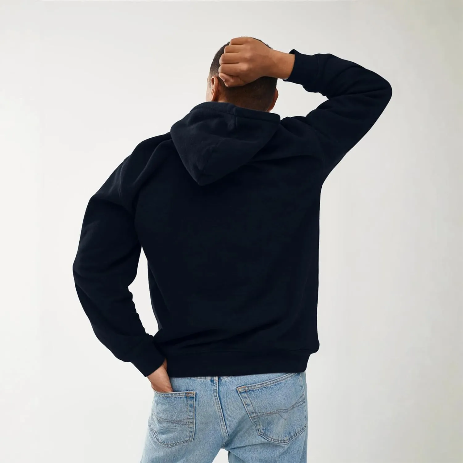 Unisex Adult Fleece Hoodies, Breathable, Pullover Hooded Sweatshirt