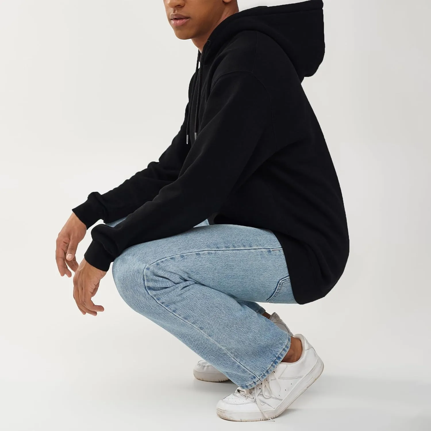 Unisex Adult Fleece Hoodies, Breathable, Pullover Hooded Sweatshirt