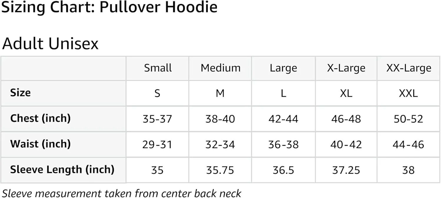 Unisex-Adults Black Small Classic Fit Hoodie
