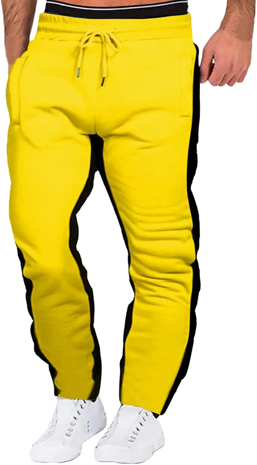 Vickyleb Cargo Pants for Men Baggy,Men's Joggers Sweatpants Gym Workout Pants Regular Stretch Slim Fit Pants
