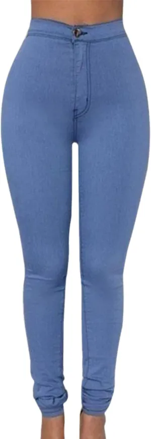 Vintage Ladies Jeans Mom High Waist Jeans Casual Pencil Pants Street Jeans