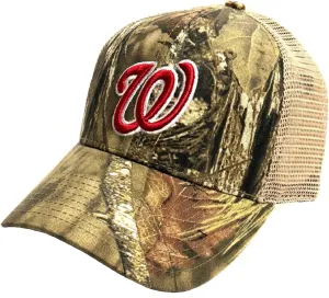 Washington Nationals MVP Hunting Camo Mesh Hat Cap Adult Men's Adjustable