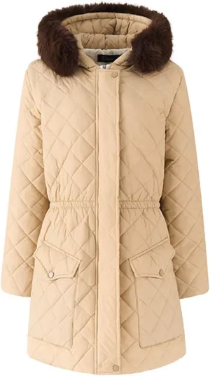 Womens Long Puffer Coat Packable Down Coat Lightweight Parkas Jacket Maxi Zip Up Winter Hooded Quilted Coat