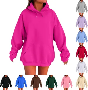 Womens Oversized Hoodies Winter Cute Sweatshirts Pullover Fashion Tops Trendy Outfits