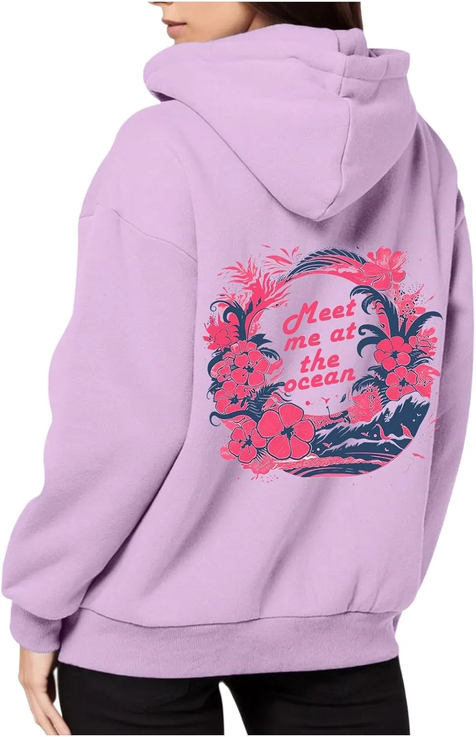 Womens Pullover Sweaters Womens Sweatshirt Oversized Sweatshirts Crewneck Long Sleeve Pullover Hoodies Size