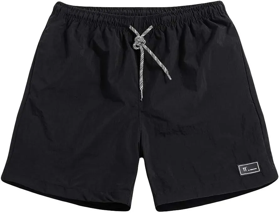 WUAI-Men Summer Beach Shorts Outdoor Quick Dry Running Gym Workout Gym Shorts Plus Size